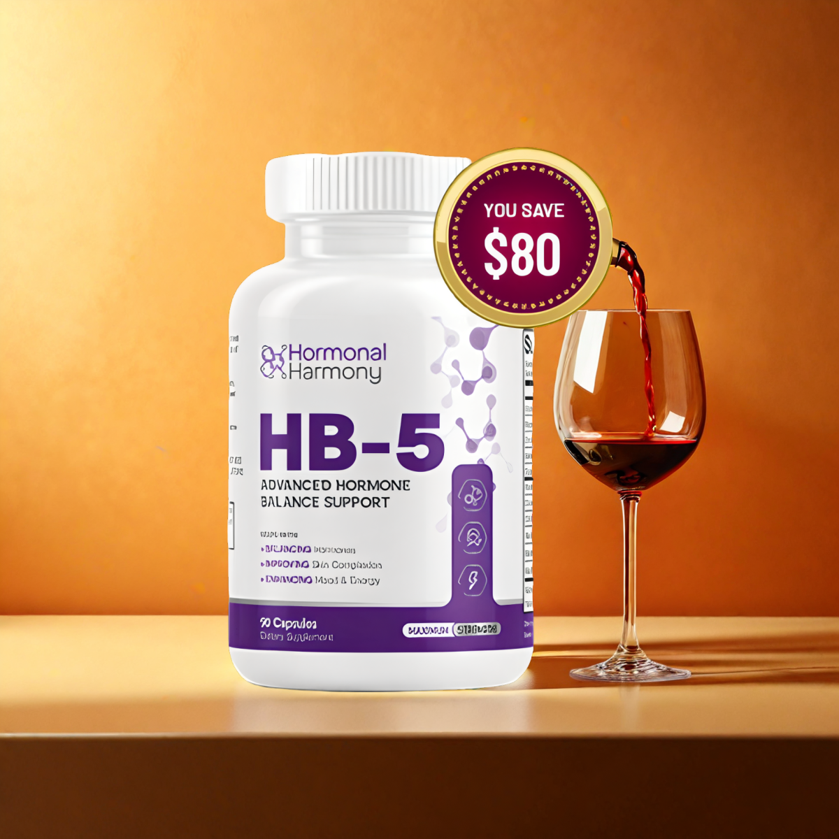 HB-5 (Hormonal Balance 5) - 1 month supply
